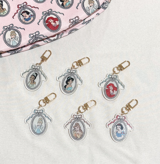 Princess keychains (each sold separately)