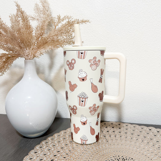 Neutral mouse snacks tumbler 30oz